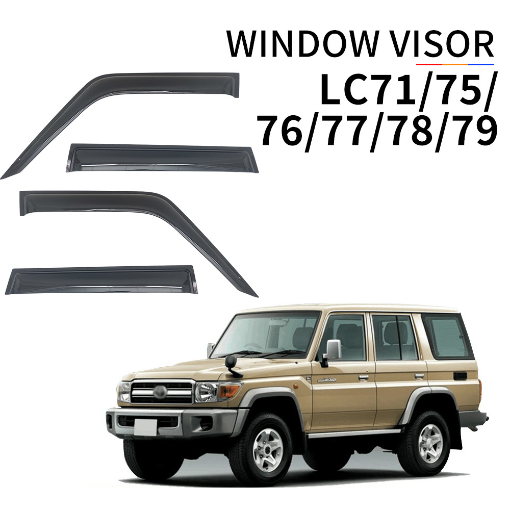 Window Visor for Toyota Land Cruiser 03-25 LC100 200 300 Series