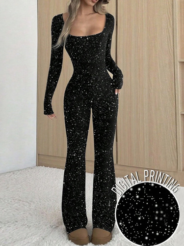 60395 Women's Autumn TEMU Bestselling Temperament Bodycon Sexy Peter Pan Collar Western Silver Plated Bodysuit