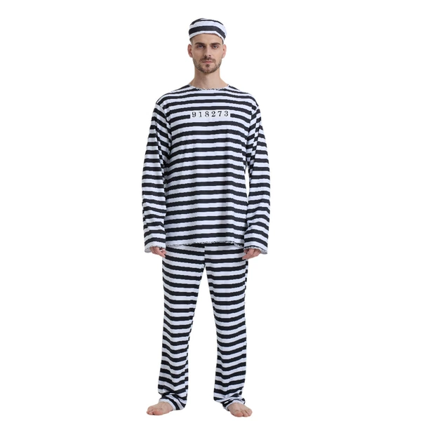 Number 918273 striped suit