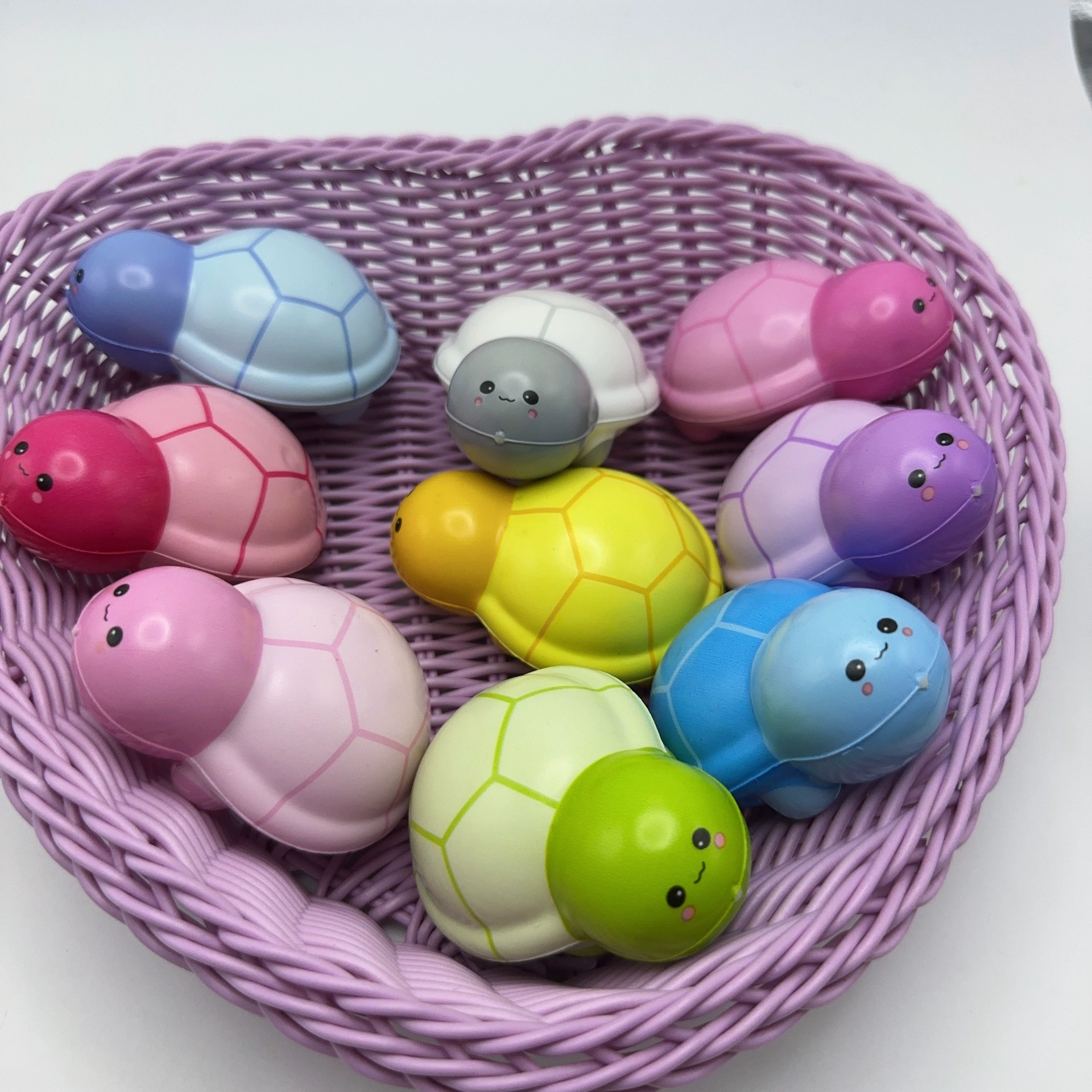 ПУ медленный отскок мультфильм черепаха декомпрессия щепотка декомпрессионная игрушка маленькая черепаха настольная игрушка детская декомпрессионная игрушка