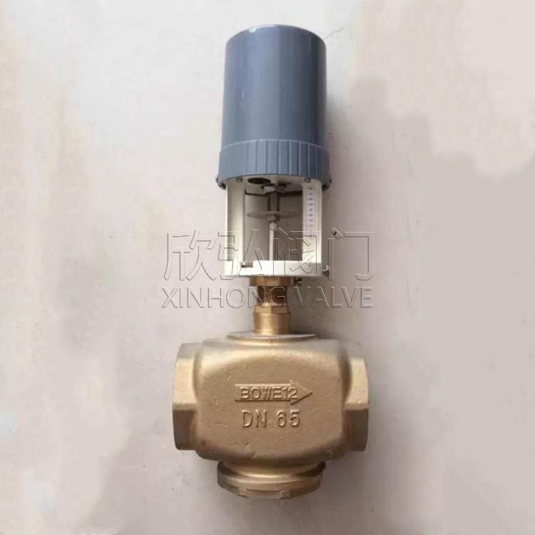 VA7200电动二通阀  现货 法兰 焊接 高温 欣弘阀门