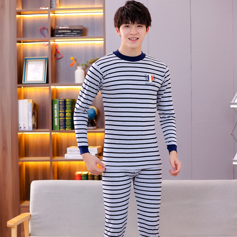 Otoño e Invierno adolescentes niños ropa de otoño pantalones largos traje niños la escuela secundaria media y grande ropa interior los niños suéter algodón