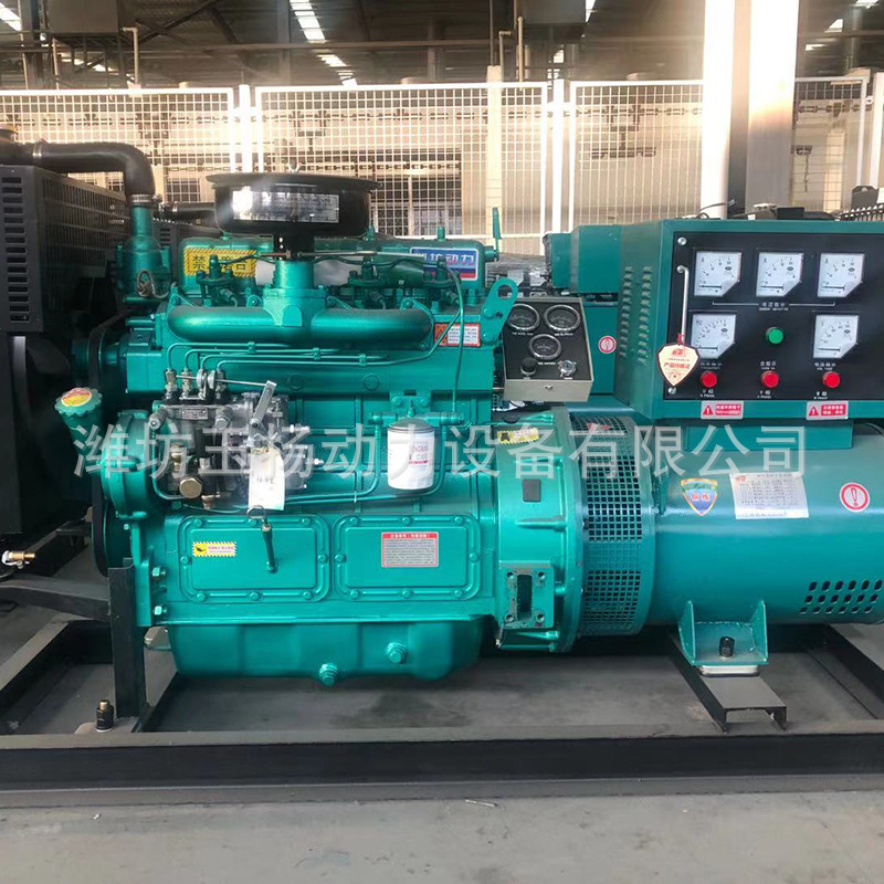 厂家批发潍坊柴油发电机组小型30KW发电机养殖备用50千瓦发电机组