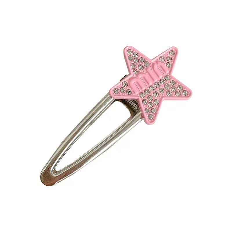 Sweet Cool Spice Girl Y2K Star Hairpin Women's Ins Light Luxury Side Clip Niche High-end Simple All-match Headwear Accessories