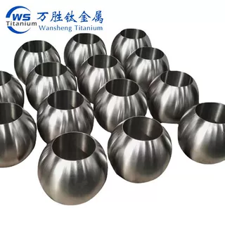 定制打孔钛球 TA1/TA2纯钛球 TC4钛合金球 镀色钛珠 光亮轴类钛球