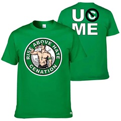 国境を越えたヨーロッパコード独立駅男性と女性ファッションプリントtシャツ男性と女性ファッションtシャツWWEジョン
