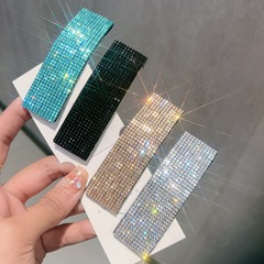 Korean-style water diamond hair clip with diamond edge, forehead clip, broken hair clip, back of head clip, back of head BB clip, hairpin, hair accessory, head accessory