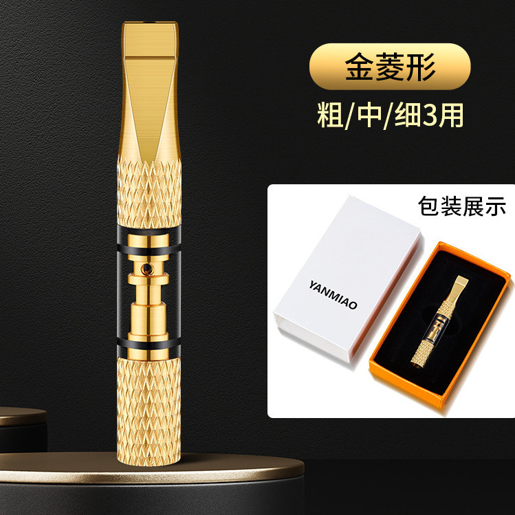 Brass cigarette holder