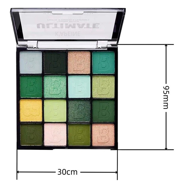 # Color DE LA TIERRA # Hacer su maquillaje más colorido sombra de ojos Capel 16 color colorido sombra de ojos estilo transfronterizo