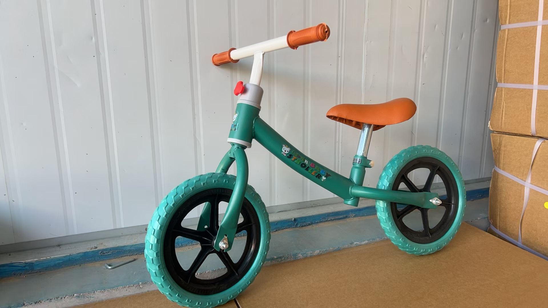 Bicicleta de Equilibrio Infantil sin Pedales 1-3 Años de Metal