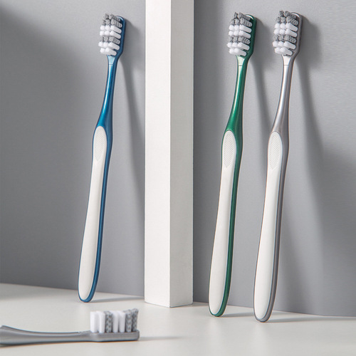 Haoniu toothbrush with stiff bristles for men, specially designed to reduce tooth stains and tobacco stains, individually packaged, department store and supermarket toothbrush wholesale
