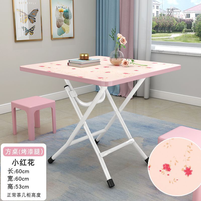 Mesa plegable mesa de comedor plegable simple mesa de comedor casera pequeña mesa de alquiler de habitaciones puestos de mesa de comedor simple de tipo pequeño