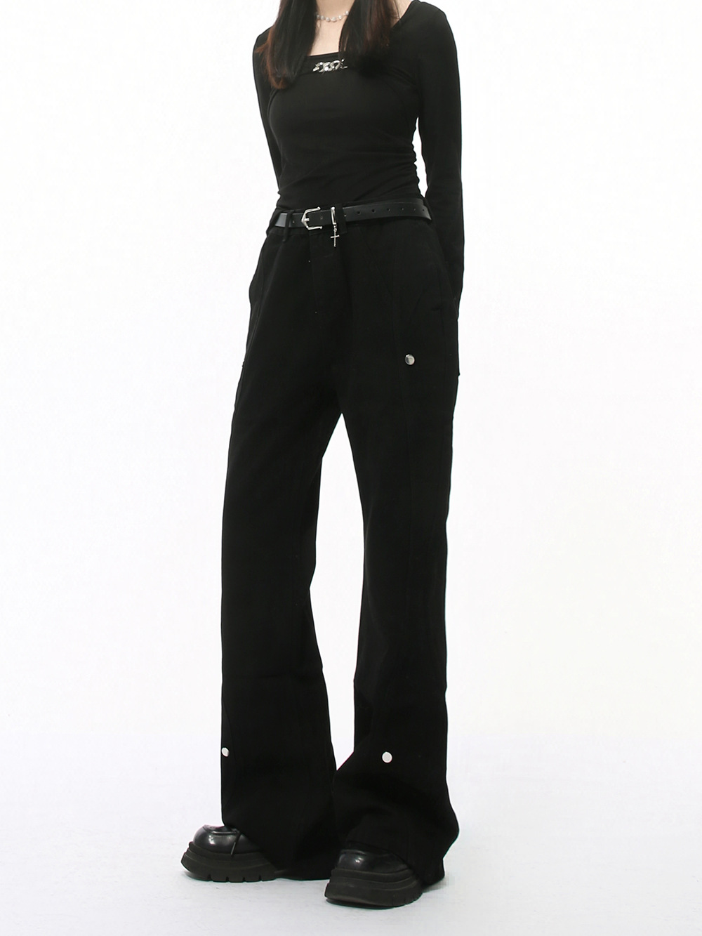 MTLCLOTHES Hombres| Nuevos productos de cuatro estaciones de alta calle vibe empalme retro micro lavar jeans casuales