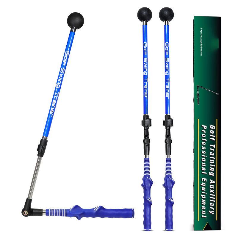 Transfronterizo caliente Golf Swing entrenador corrector plegable acción corrector telescópico Swing ayuda