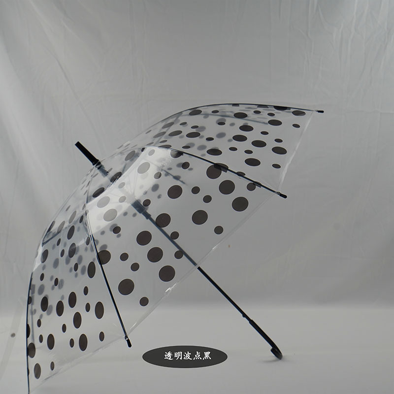 투명 도트 블랙