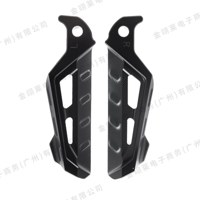 Aluminum Alloy Anti-Slip Left | Motorcycle pedals - jt-21006-nmax155xmax300-modified-pedals-no-logo-black