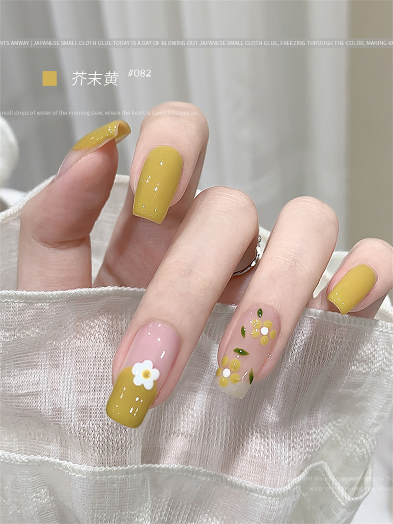 KaSi fototerapia Esmalte de uñas pegamento 2023 nueva primavera y el verano popular blanco lechoso nude rojo cereza salón especial