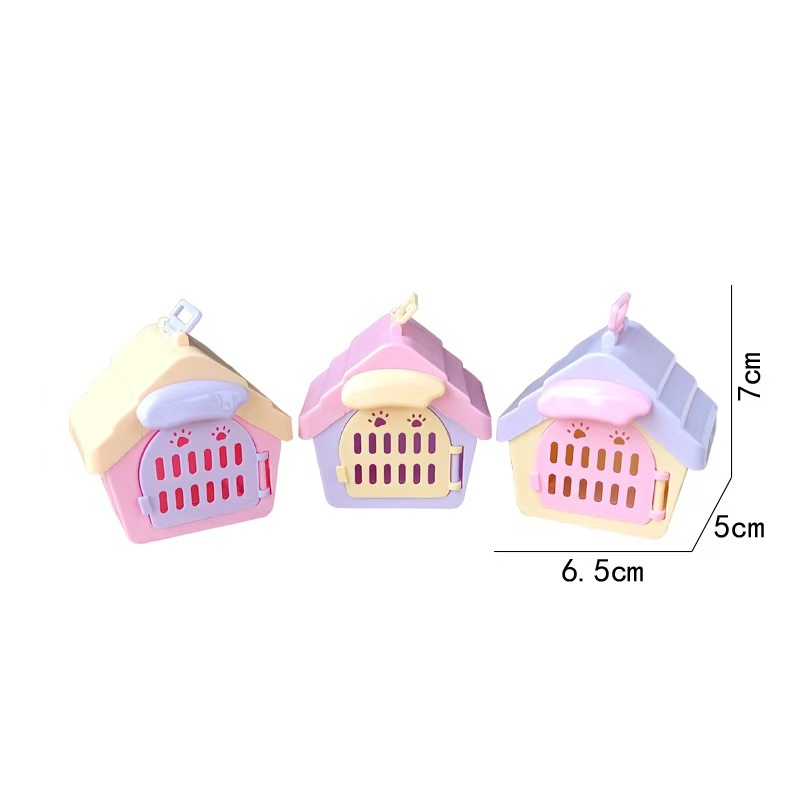 Miniature pet swing diapositivas casa de muñecas gran ventana de perro interactiva casa de juguetes de comercio electrónico fuente de productos