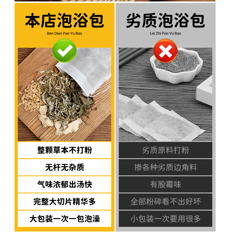 Kids Herbal Foot Soak and Bath Pack Mugwort Ginger Sichuan Pepper 15g x 12 Sachets quality and texture