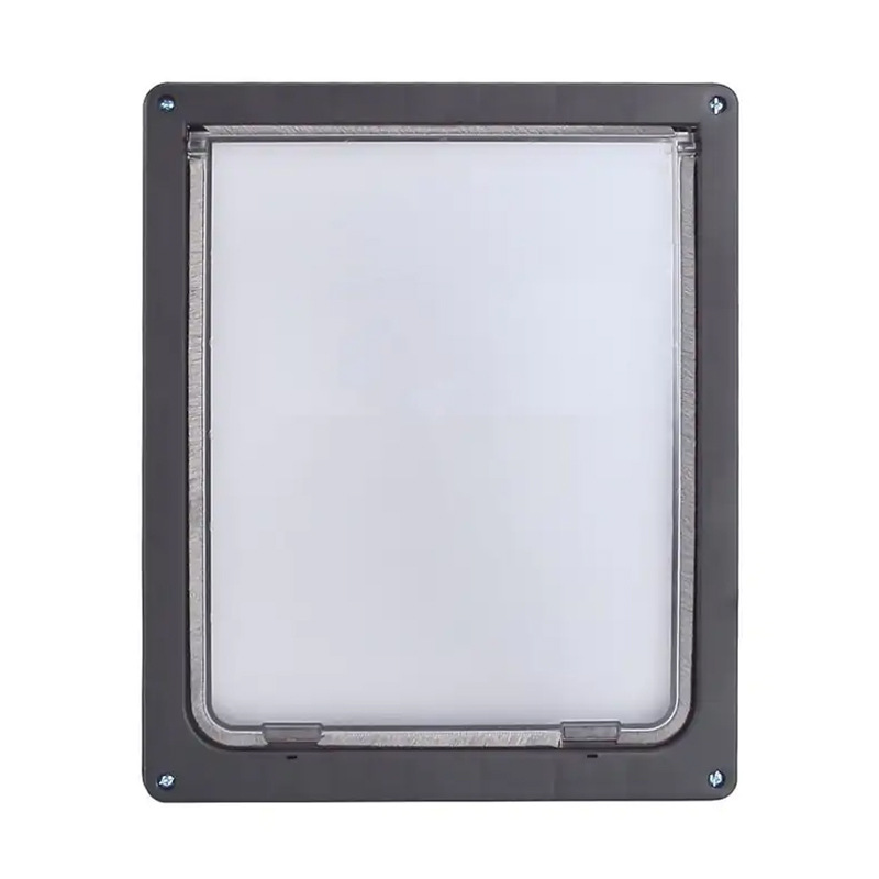 Nuevo tipo de puerta para perros con impresión de garras de perros, puerta de perros, interruptor de control de entrada libre