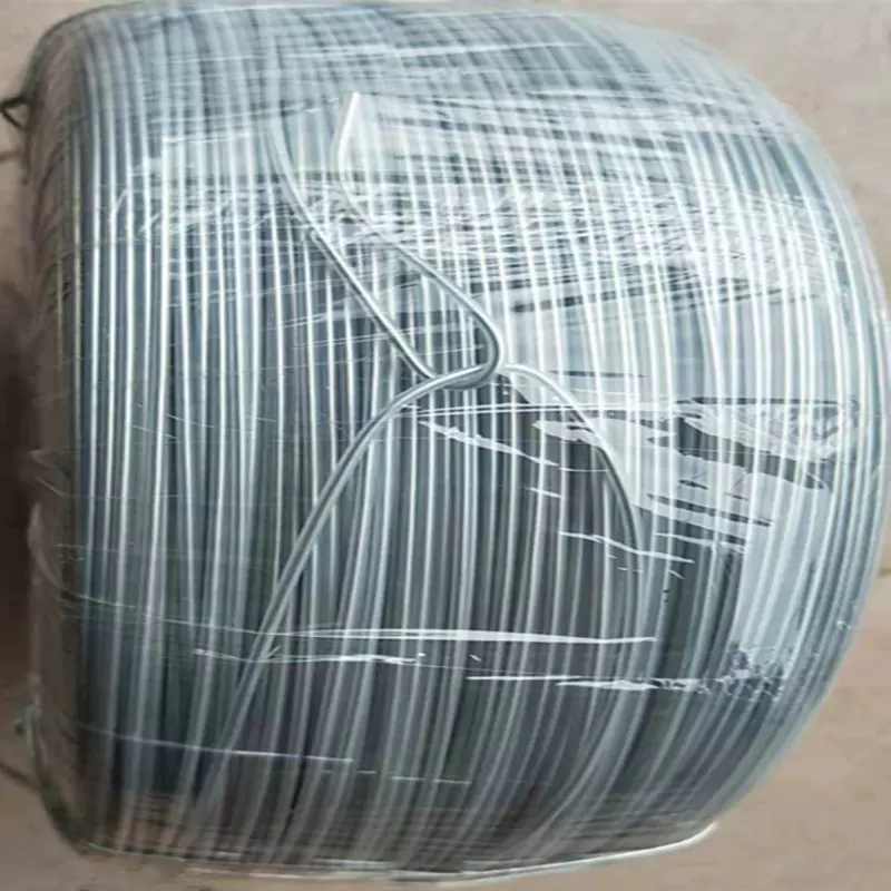 现货供应扎线捆绑带 镀锌铁丝0.6mm包胶后1.3mm扎丝扎绳包塑铁线