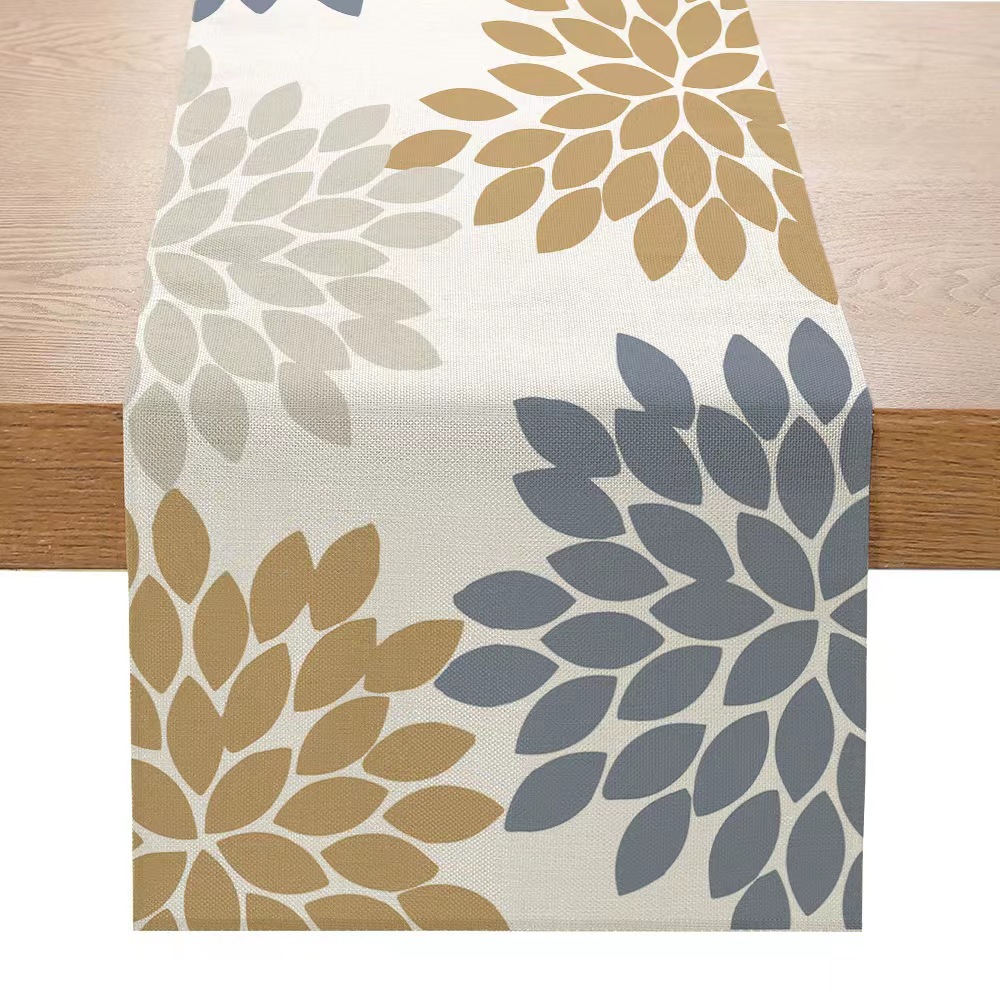 Camino DE MESA DE LINO Morandi estilo serie impreso mesa de comedor tela decorativa Amazon sala de estar mesa de café pasillo mantel transfronterizo image 9