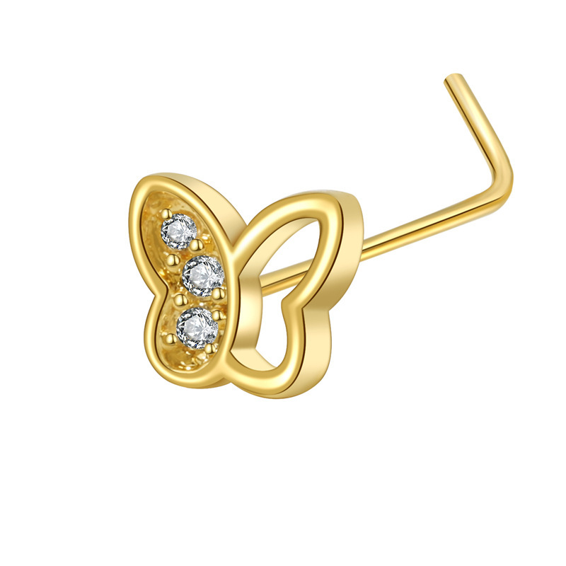 Piercing naso cuore con zircone e occhio di demone_voghion.com