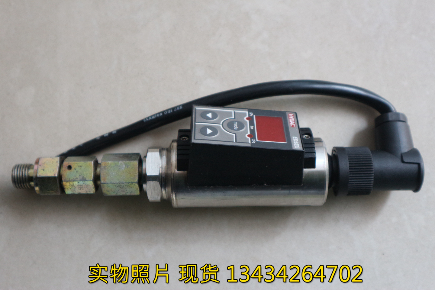 A074*原装拆机 贺德克 EDS 344-2-400-000  压力传感器 906423 现