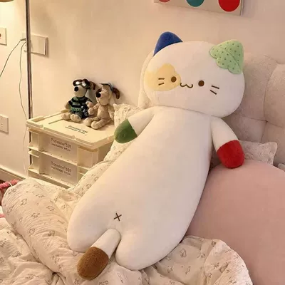 Oyuncaq yastıqlar cat plush toy, large long