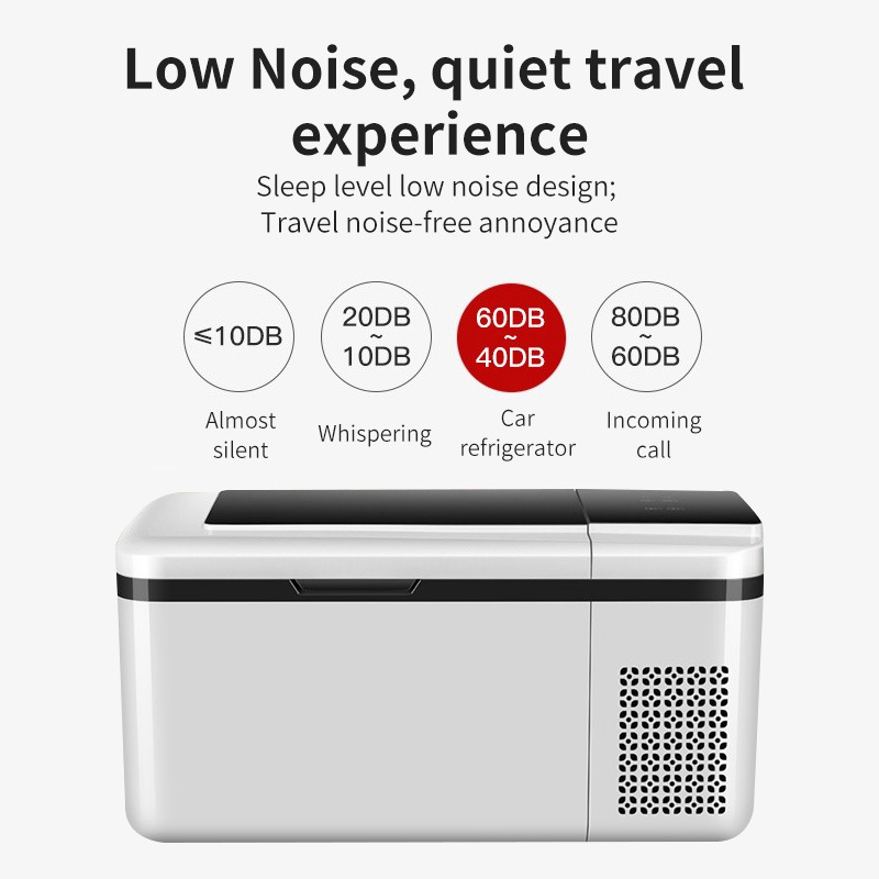 Cross-Border Car and Home Use Refrigerator, Mini Truck Refrigerator, Dual-Use Car and Home Insulated Refrigerator, 18L