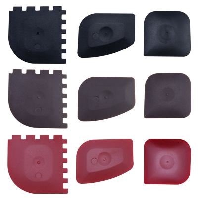 跨境热卖PC刮板铸铁锅清洁刮板牛油刮刀模具方形油污刮片厨房工具