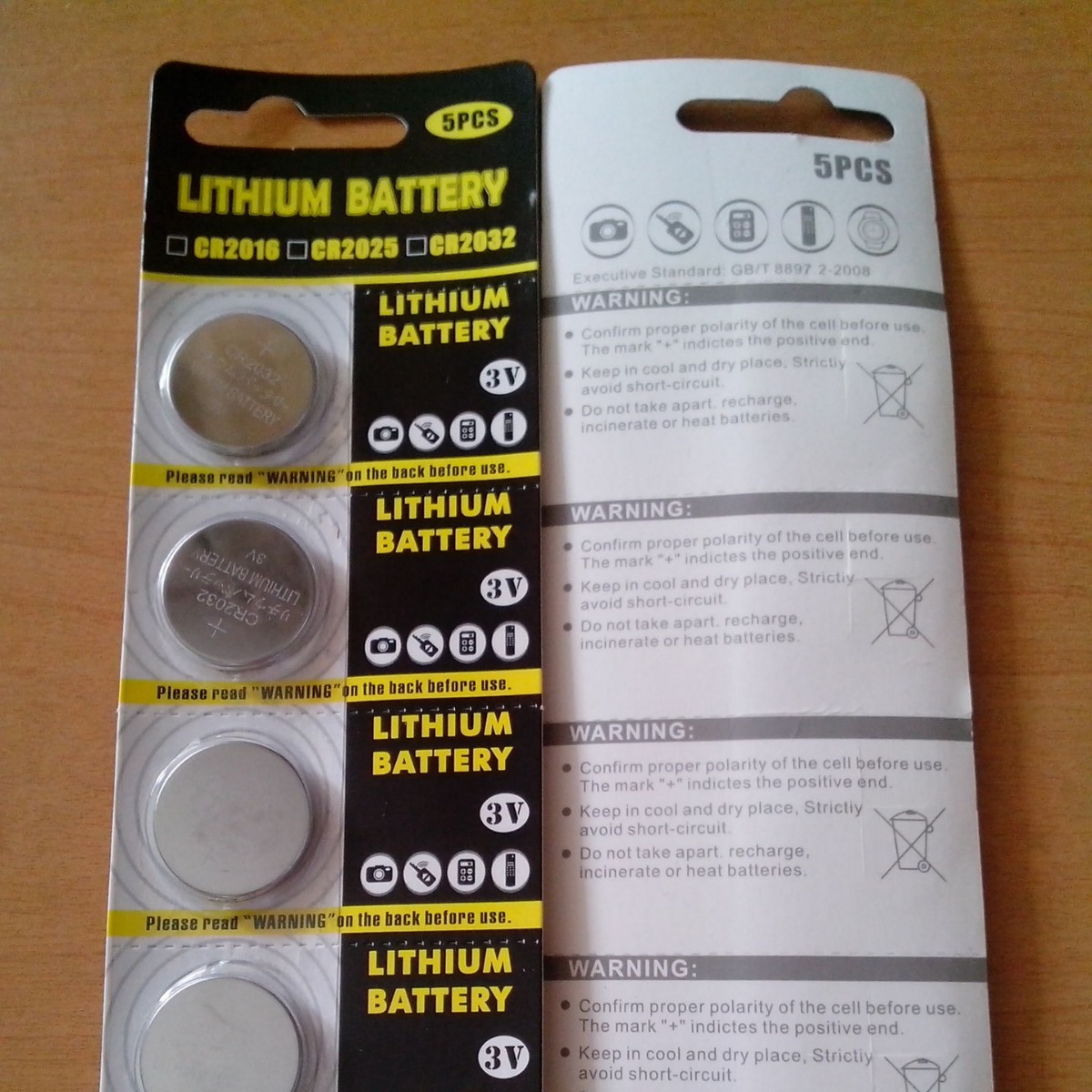 电池CR2330卡装电池 5个一卡 ，，卡纸吸塑全封 翔盛源