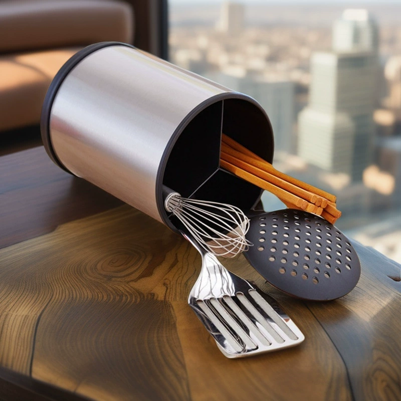 Universal rotating knife, chopsticks, storage system