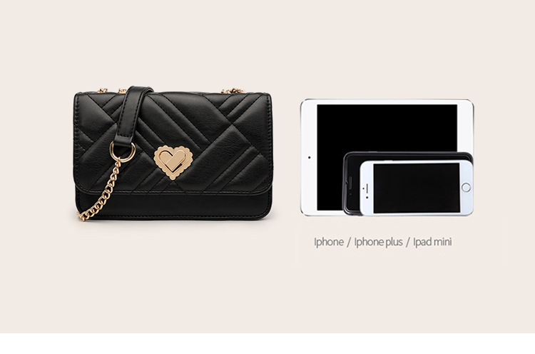 Borsa a tracolla donna versatile con ricamo e catena alla moda_voghion.com