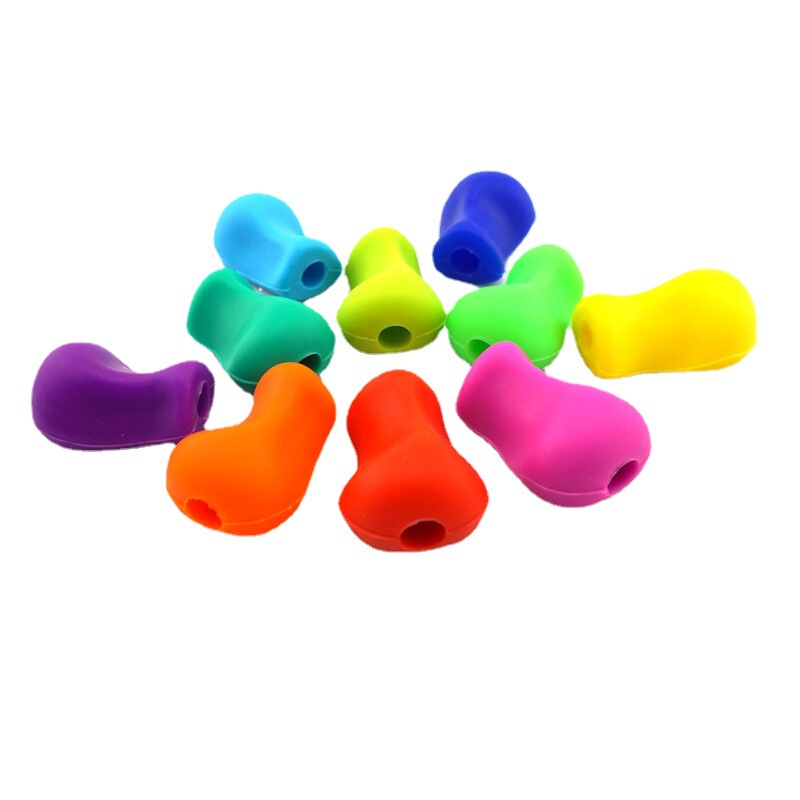 シリカゲル握筆器小学生矯正握筆器キャンディー色小魚イルカ握筆器メーカー卸売り|undefined