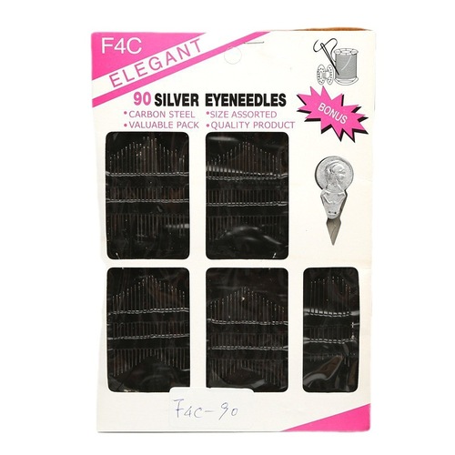 55 pieces to 90 pieces multifunctional F4 hand sewing needle set combination paper card packaging embroidery needle Indian needle wholesale