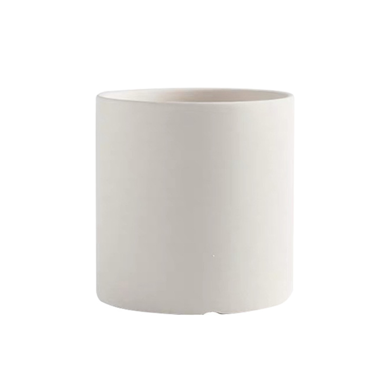 Taza de flores de cerámica personalizada simple contenedor de maceta moderna plantación verde orquídea mariposa carneosa maceta transfronteriza mayorista