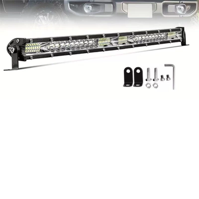 off-road vehicle roof, front bumper, and — İşçi projektorları