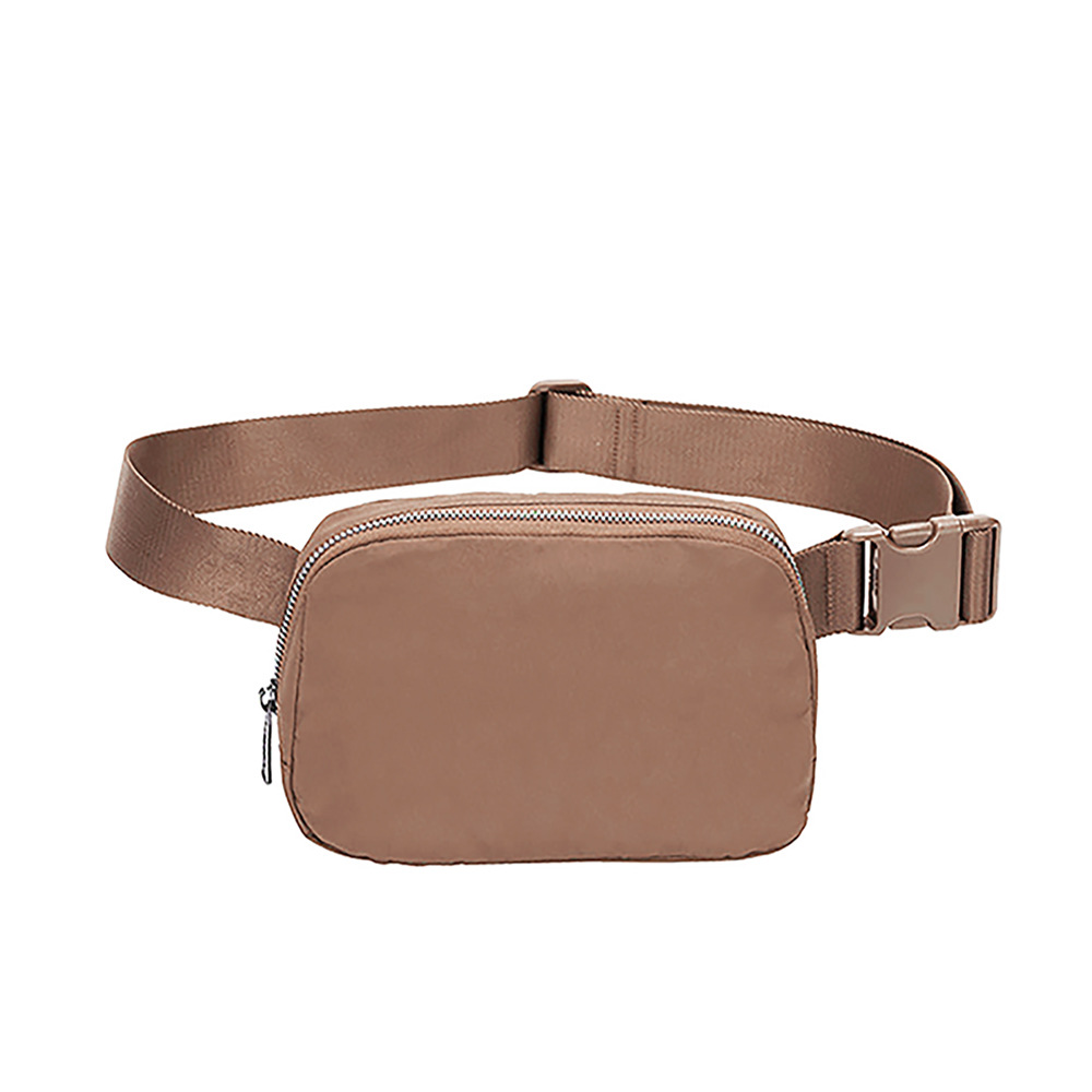 Lulu mismo bolso en stock riñonera bolsa de pecho anti-salpicaduras bolsa de nailon deportivo para correr riñonera para teléfonos móviles para hombres y mujeres