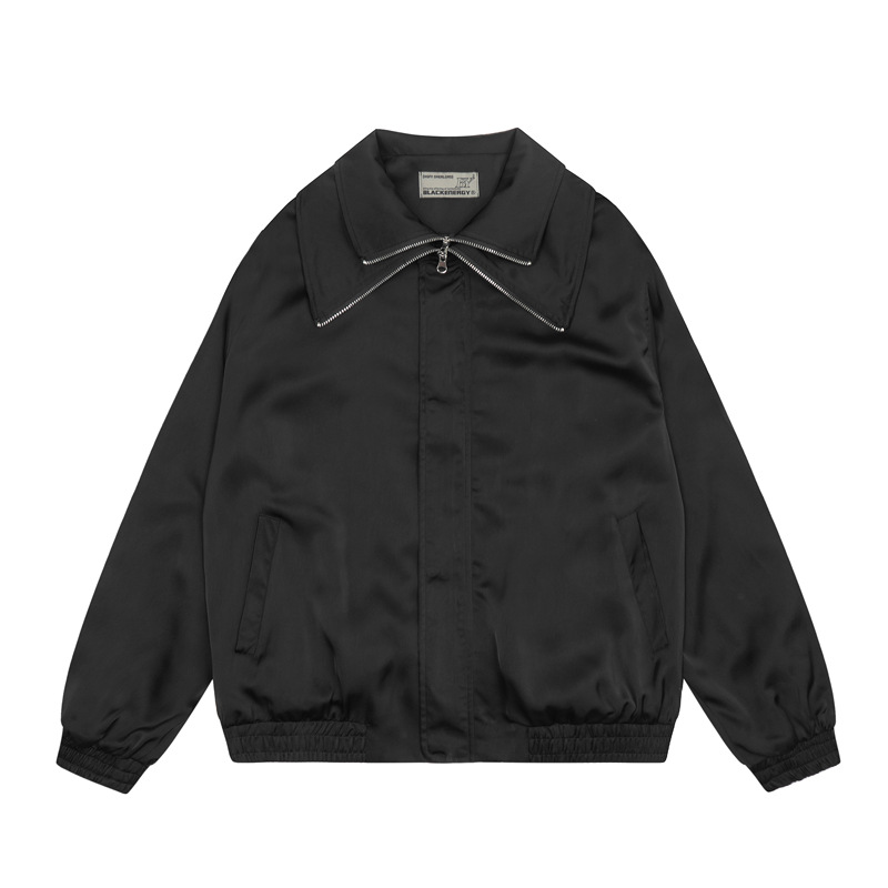 Men's Clothing hip-hop style design sense  two-piece jacket men's and women's fashion brand street all-match personality motorcycle jacket_voghion.com