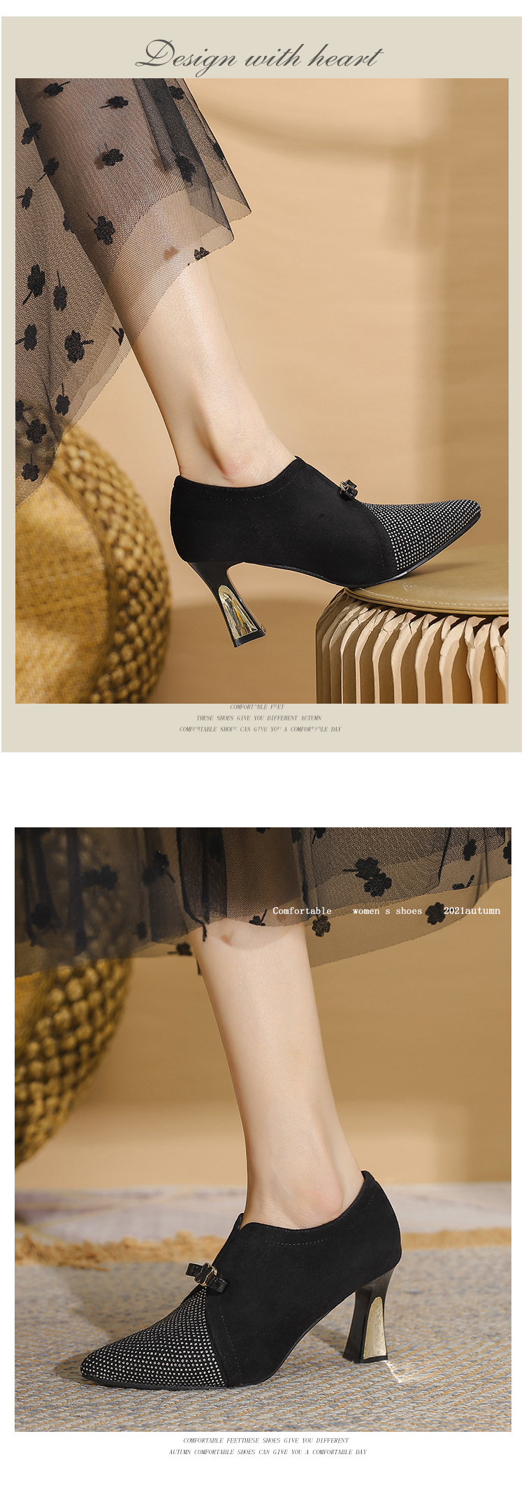 2023 New Pointed Shallow Mouth Single Shoes, Low Top, Minimalist Style High Heels for Daily Outgoing_voghion.com