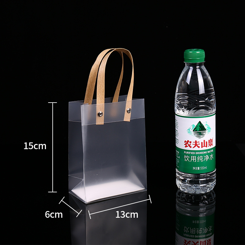 Bolsa de plástico transparente PP personalizada bolsas de regalo dulces de boda con bolsas de regalo personalizadas