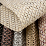 厂家直销特斯林网眼布 4*4沙滩编织网眼布PVC方格沙滩椅宠物床面