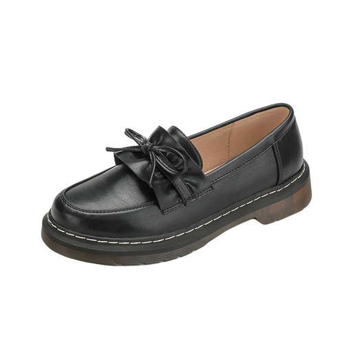 Small leather shoes for women Japanese jk basic uniform shoes spring and autumn new British single shoes women's large size loafers factory