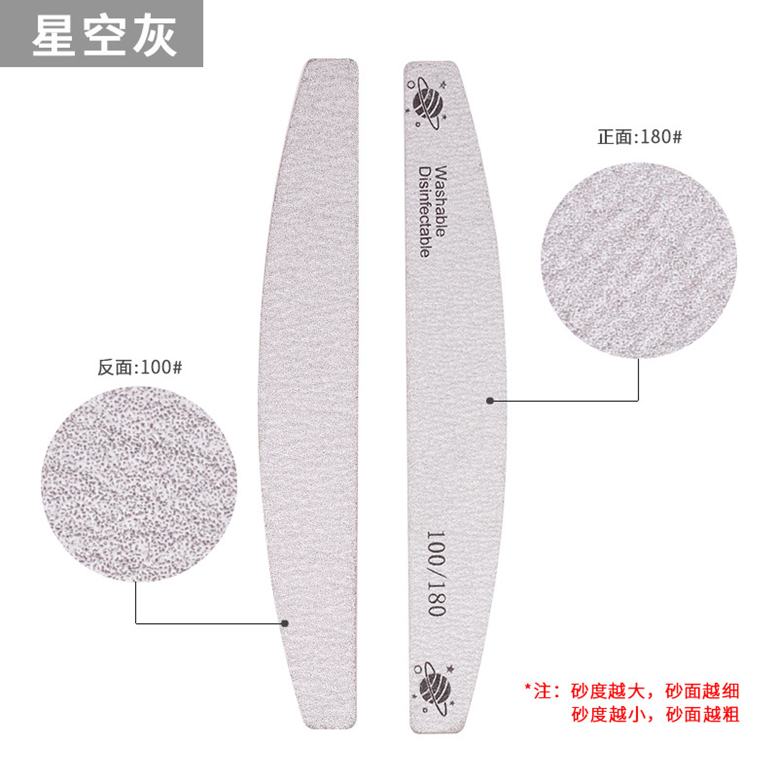 Nuevo arte de uñas curvo de media luna transfronterizo