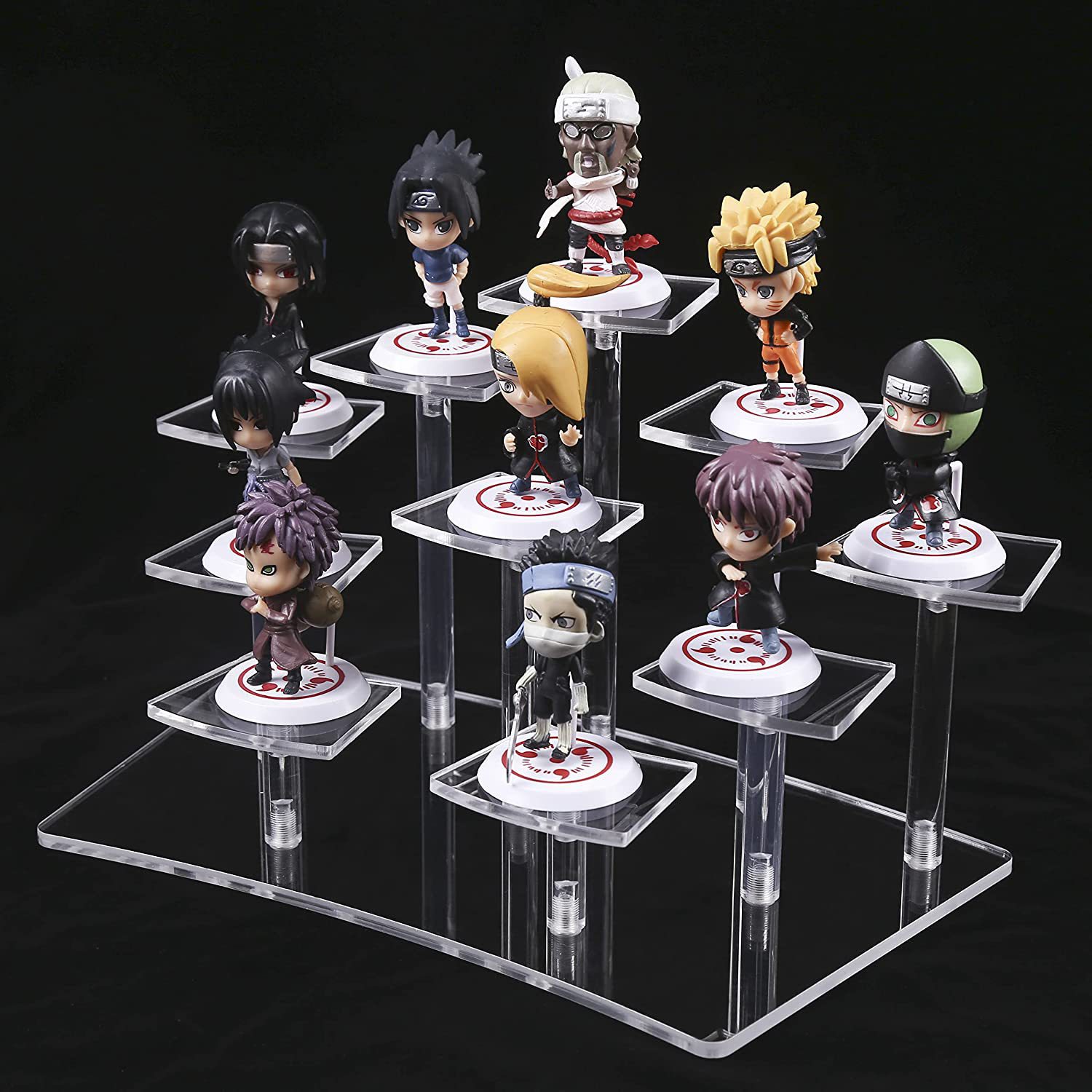 透明亚克力立管展示架亚克力立管玩具化妆品香水收纳展示架工厂