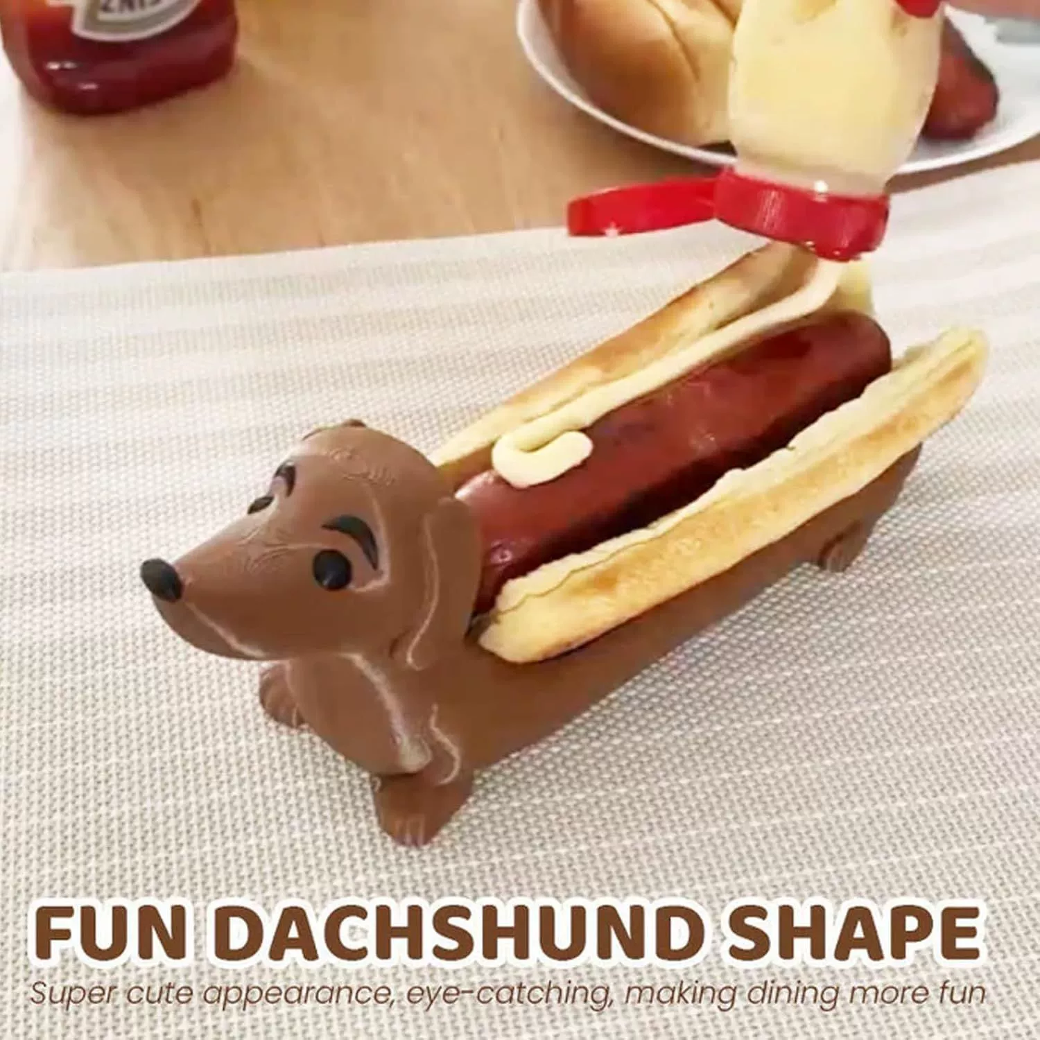 Трансграничный хит Amazon Dachshund Tray, поднос для сосисок и хот-догов, тк.