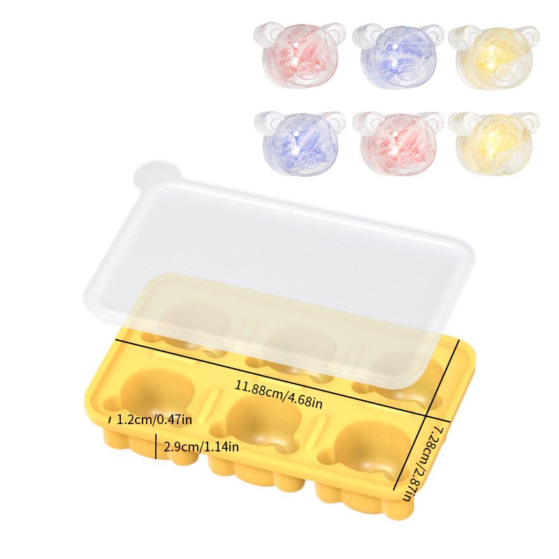 6 moldes de hielo, patas de gato, moldes de hielo, adorables moldes de hielo caseros, máquina de hielo anti-alimentado