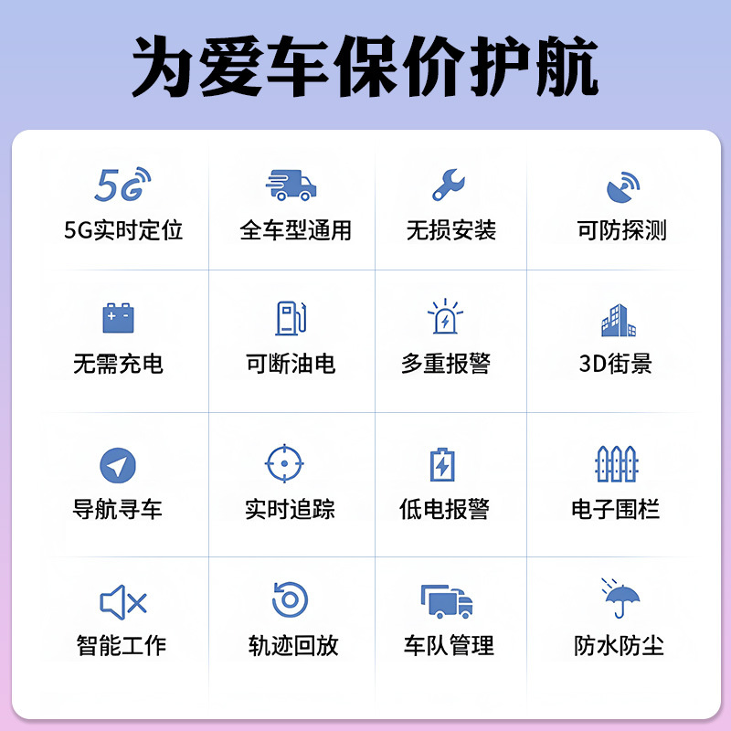 4g Wired Vehicle Tracker for Cars and Motorcycles, Beidou Anti-Loss Remote Oil Cut-Off Gps Locator Satellite Tracker for Vehicles