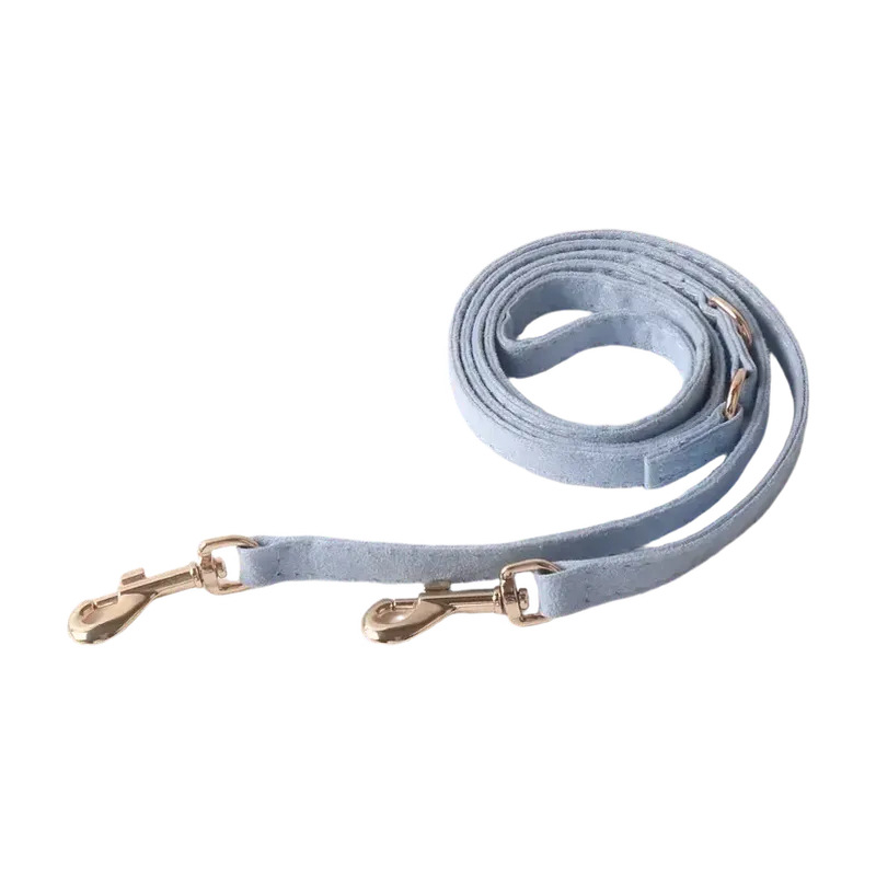 Aminger New Silk Velvet Candy Color Flower Leash Set Pet Harness Cat_voghion.com